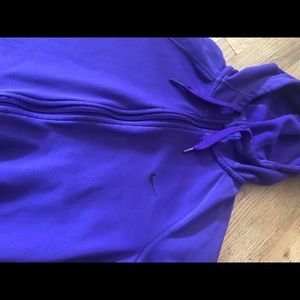 Purple Nike zip up hoodie